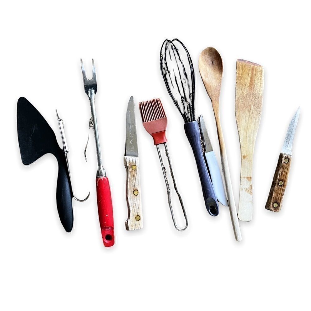 Bundle of Vintage and Modern Kitchen Utensils